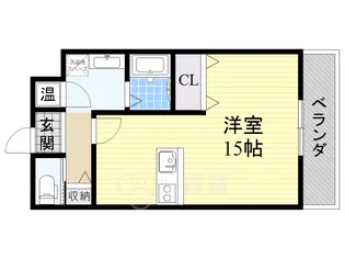 大阪府豊中市上野坂2丁目【マンション】の間取り