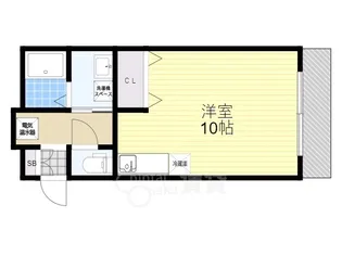 大阪府吹田市広芝町【マンション】の間取り