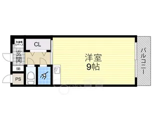 大阪府吹田市江坂町5丁目【マンション】の間取り