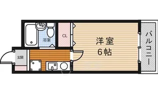 大阪府池田市住吉1丁目【マンション】の間取り