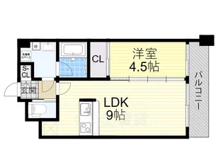プレジオ緑地公園【10階】の間取り