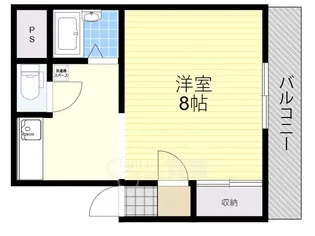 リバーサイド石橋【3階】の間取り