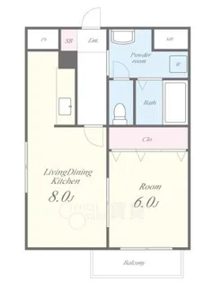 大阪府豊中市東豊中町6丁目【マンション】の間取り