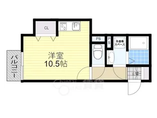ベリッシモ曽根W4【3階】の間取り
