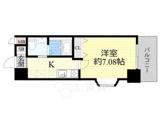 CASSIA豊中三国【9階】の間取り