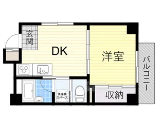 シャトー柴原【1階】の間取り