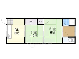 ハイツフォー【1階】の間取り