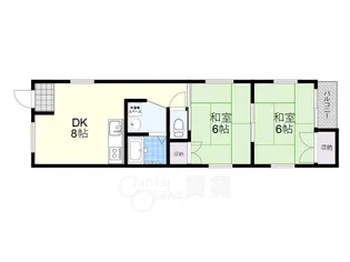 アートプラザ利倉西【3階】の間取り