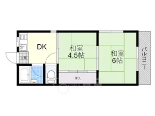 第5土居マンション【2階】の間取り