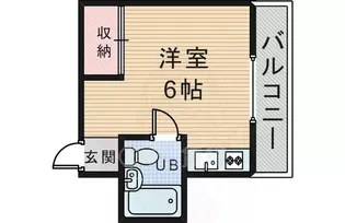 マドレハイツ【4階】の間取り