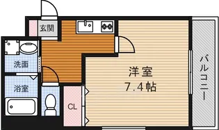 アンプルールShine【1階】の間取り