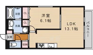 グランソシエ【2階】の間取り