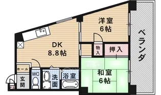 エレガンス穂積5号館【1階】の間取り