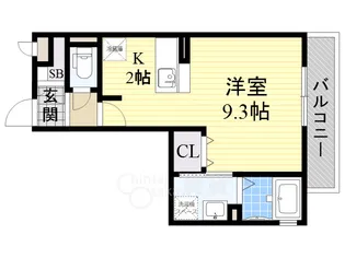 アゼリア・プロムナード【3階】の間取り