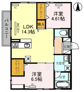 Casa filante Vol.2【1階】の間取り