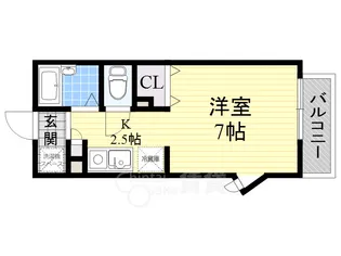 パセオ・グリーンヒルズ【1階】の間取り