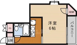 キャロル清風荘【4階】の間取り