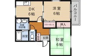 ハイツヘリテージD棟【2階】の間取り