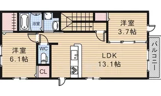 ブリエ・エトワール【2階】の間取り