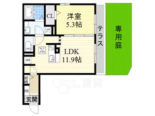 アンブロシア【1階】の間取り