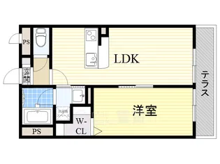 アムール彩都Ⅱ【1階】の間取り