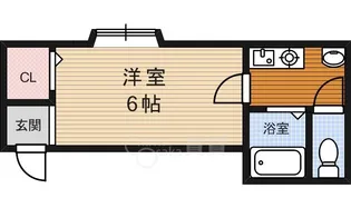 カームヒル箕面【1階】の間取り