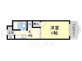 グリーンハイツ【4階】の間取り