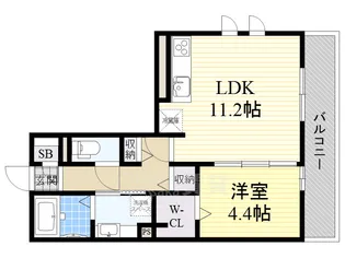 La Maison城南【2階】の間取り