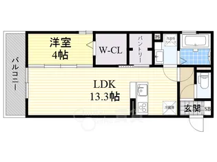 La Maison城南【2階】の間取り