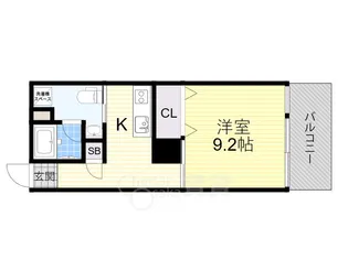 グランヴァレー彩都【5階】の間取り