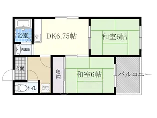 コーポサニープレイス【1階】の間取り