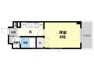 シプレス【5階】の間取り