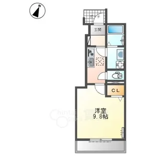 ノースバレイⅡ【1階】の間取り