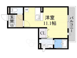 クレール鉢塚【3階】の間取り