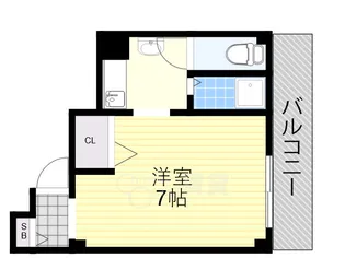 エレガンス満寿美【2階】の間取り
