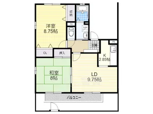 ブリックコート【1階】の間取り