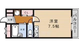 ベル蛍池【3階】の間取り