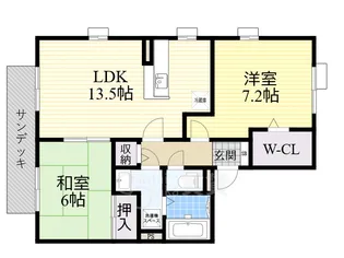 sogno via lattea【1階】の間取り