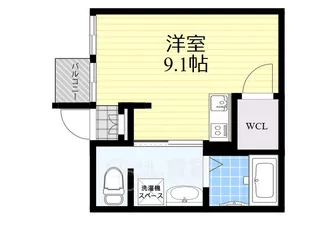 レジデンスコート池田【3階】の間取り