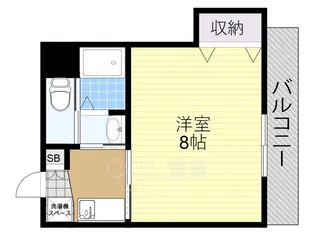 ドエル豊島【2階】の間取り