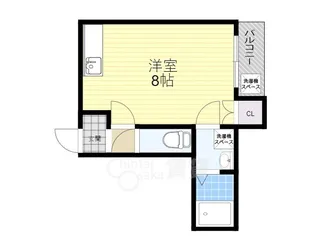 サンハイム2【4階】の間取り