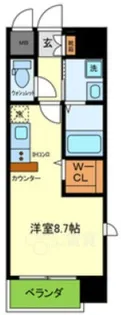 ONLYONE川西中央Ⅰ【9階】の間取り