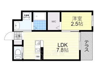 リアコート石橋Ⅲ【1階】の間取り