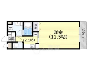 コージィコート桜井【4階】の間取り