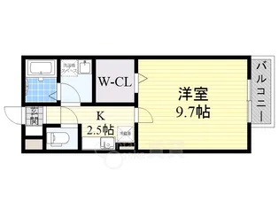 ノイエスグート【2階】の間取り