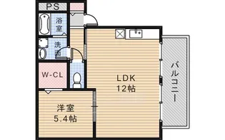 バルカ【1階】の間取り