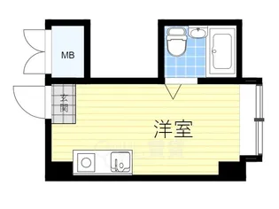 サンハウス箕面【3階】の間取り