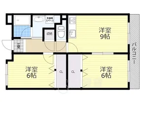 NLC豊中グリーンプレイス3【2階】の間取り