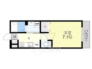 サンシャリテ向丘B棟【2階】の間取り
