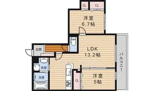 Casa filante Vol.Ⅱ(カサフィランテ)【3階】の間取り
